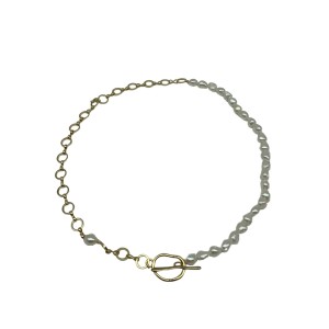 Baroque Pearl Clavicle Chain