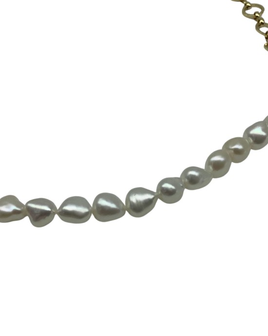 Baroque Pearl Clavicle Chain