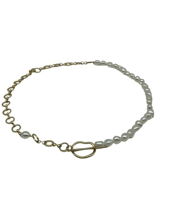 Baroque Pearl Clavicle Chain