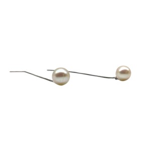 Silver Pearl Ear Thread