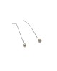 Silver Pearl Ear Thread