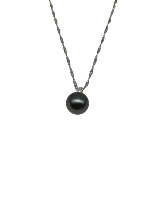 Silver Pearl Necklace