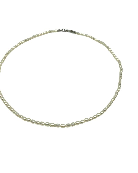 Rice Beads Pearl Necklace