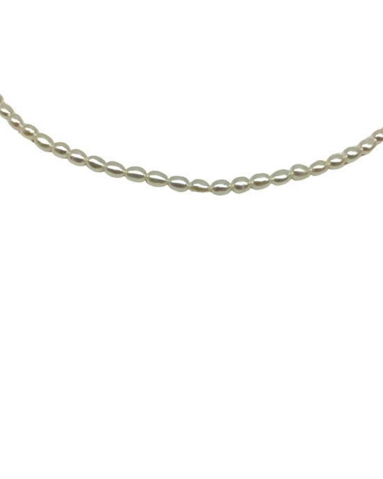 Rice Beads Pearl Necklace