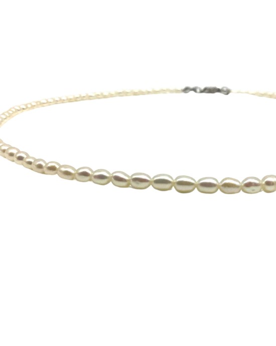 Rice Beads Pearl Necklace
