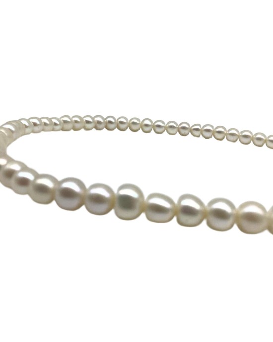 Gold Pearl Necklace