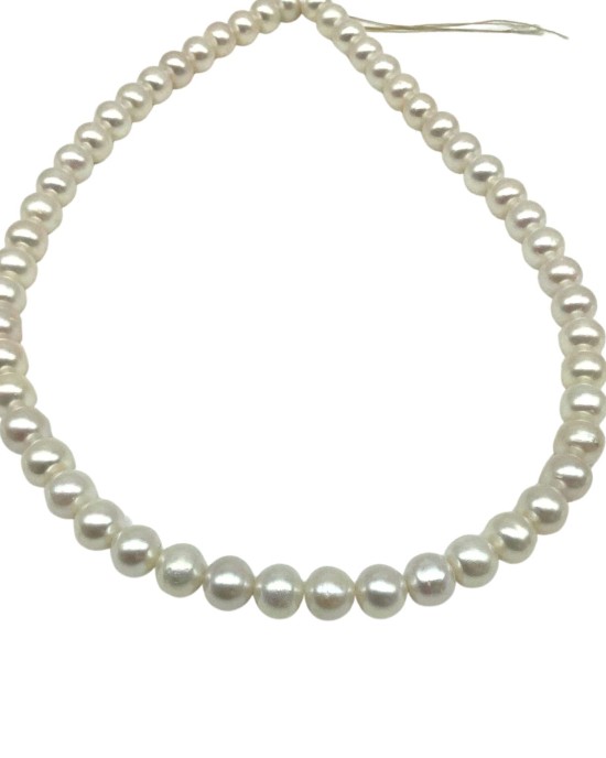 Gold Pearl Necklace