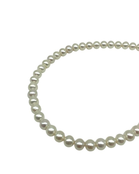 Gold Pearl Necklace