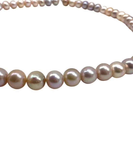 Colorful Beaded Pearl Necklace