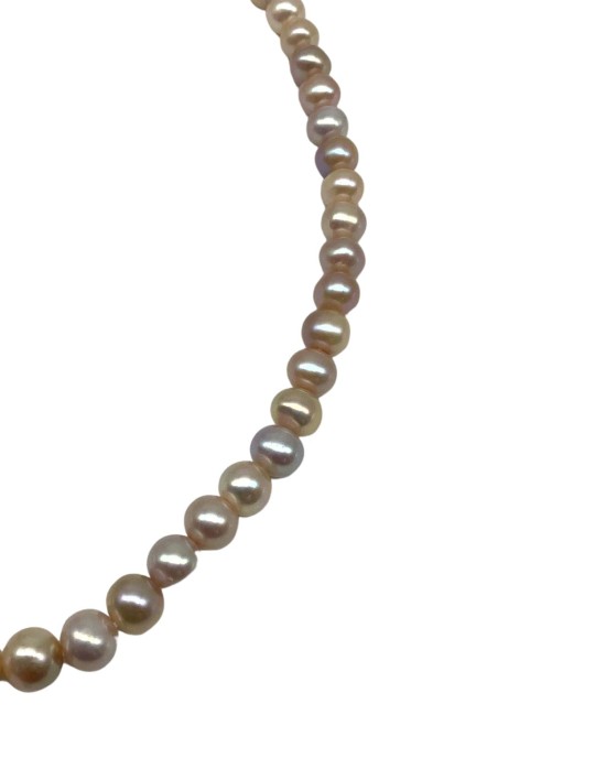 Colorful Beaded Pearl Necklace